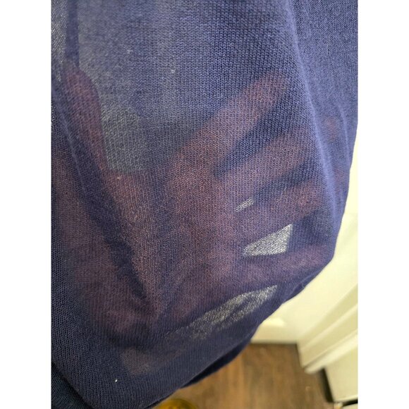 Luxely Women's Navy Blue Swimming Cover Dress Spaghetti Straps Lightweight & Bre - Picture 5 of 7